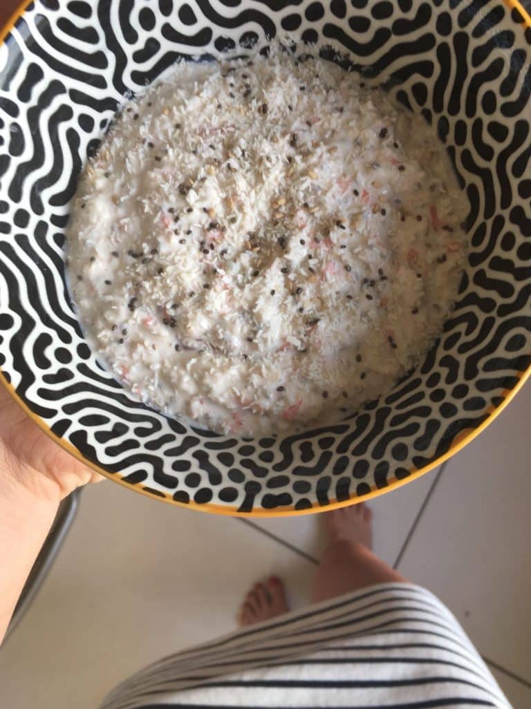 Read more about the article Pink grapefruit bircher muesli