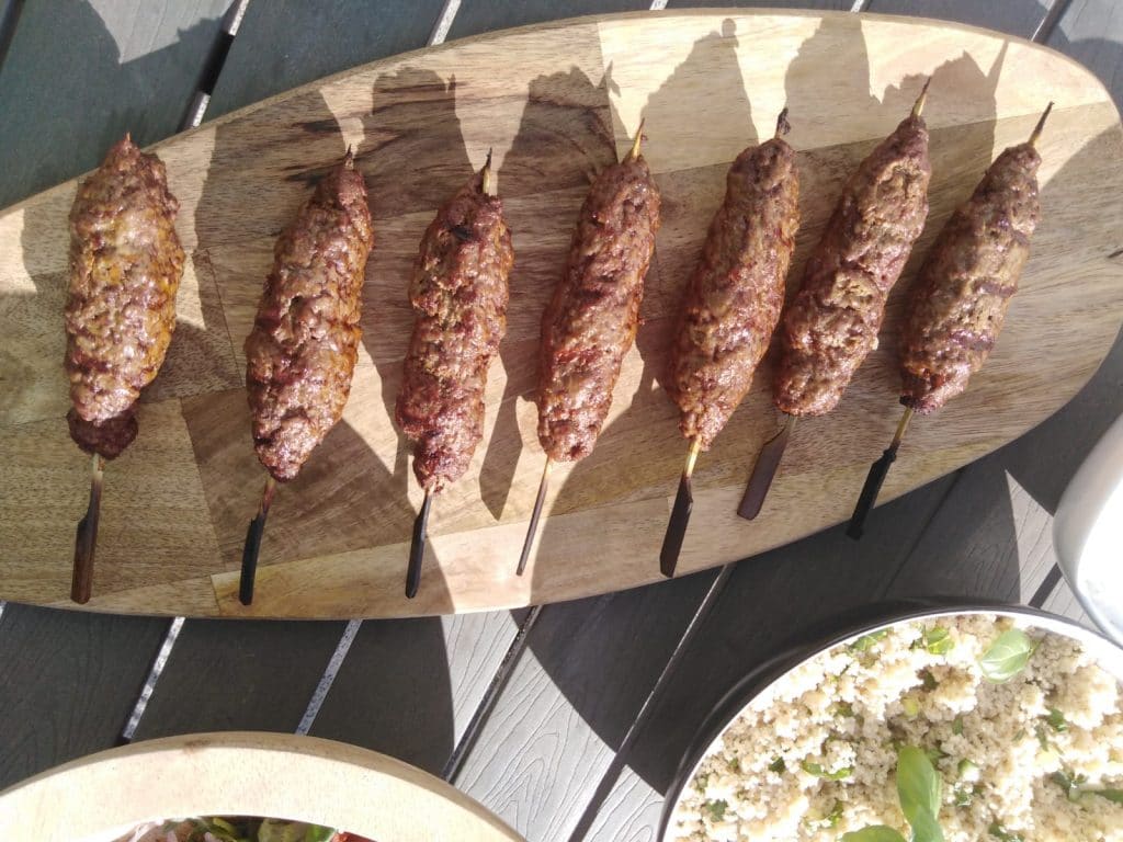 Lean Beef Koftas recipe for a barbecue